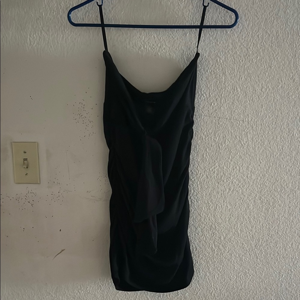 Arden B Black Strapless Dress